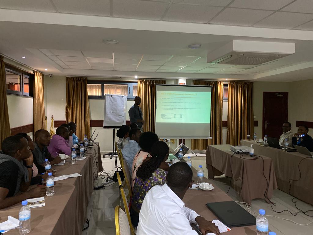 Enumerator training in Kigali, Rwanda